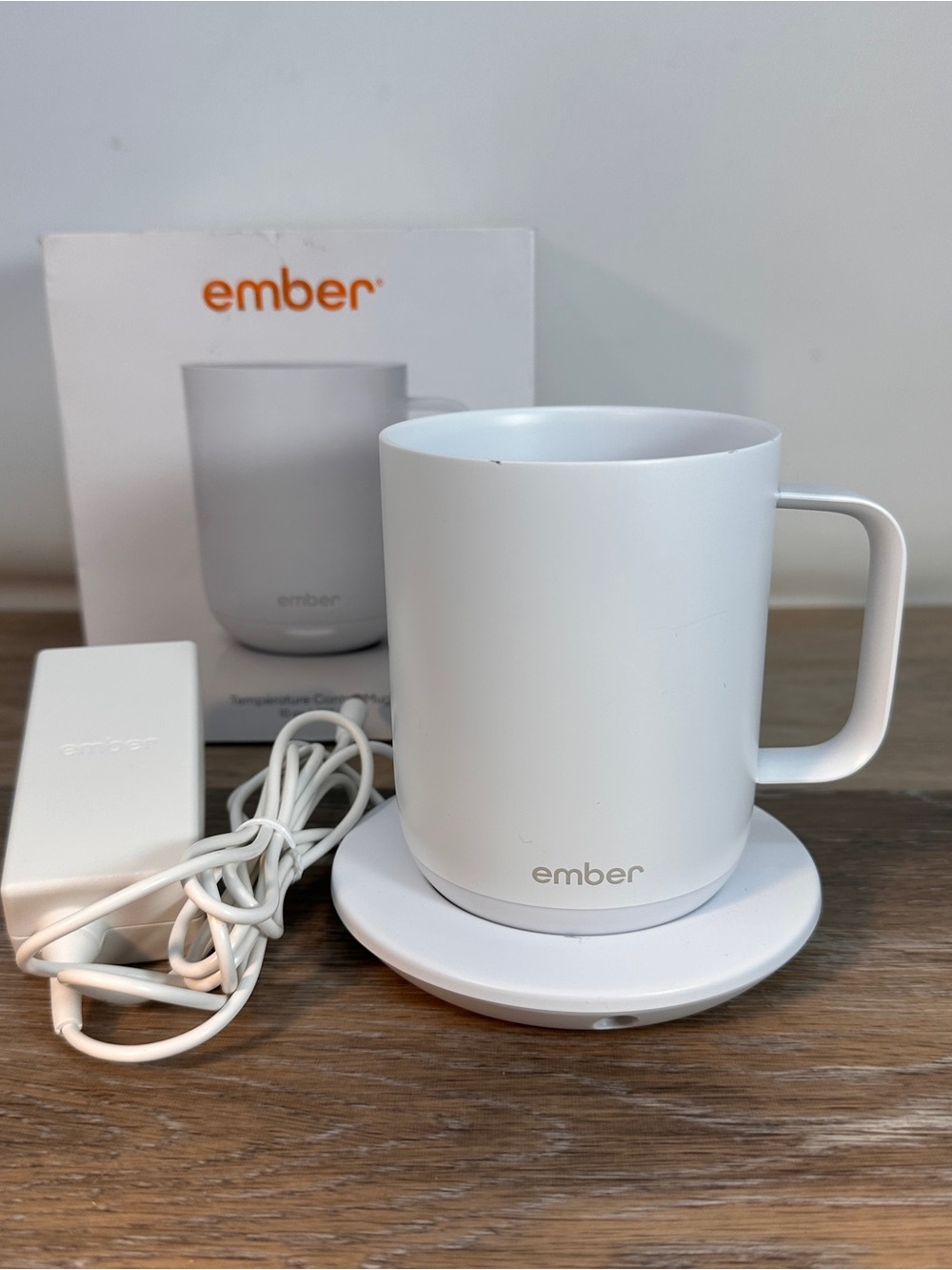 Ember Temperature App Control Smart Mug 2 10 Oz Heated Coffee Mug White Tested